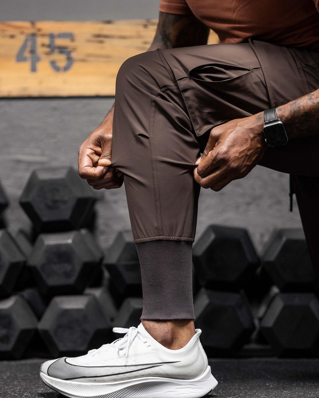 Men's Stretch Training Drawstring Sweatpants