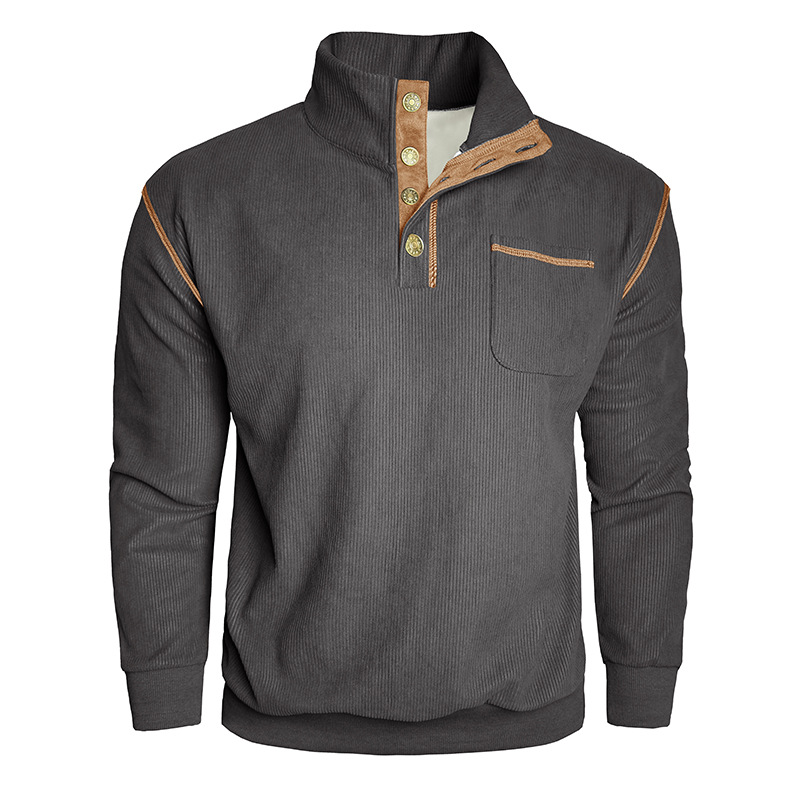Men's Corduroy Fleece Pullover