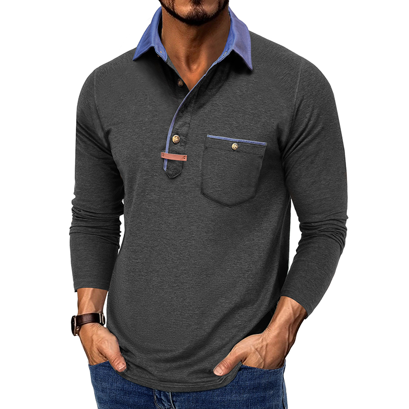 Men’s Long Sleeve Polo Shirt