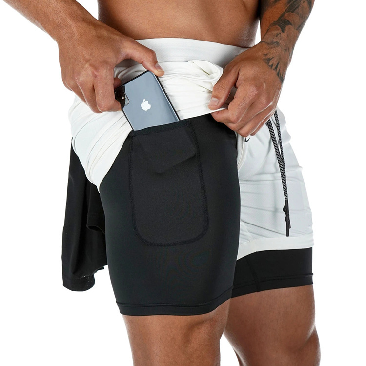 Men's Multi-Pocket Workout Shorts