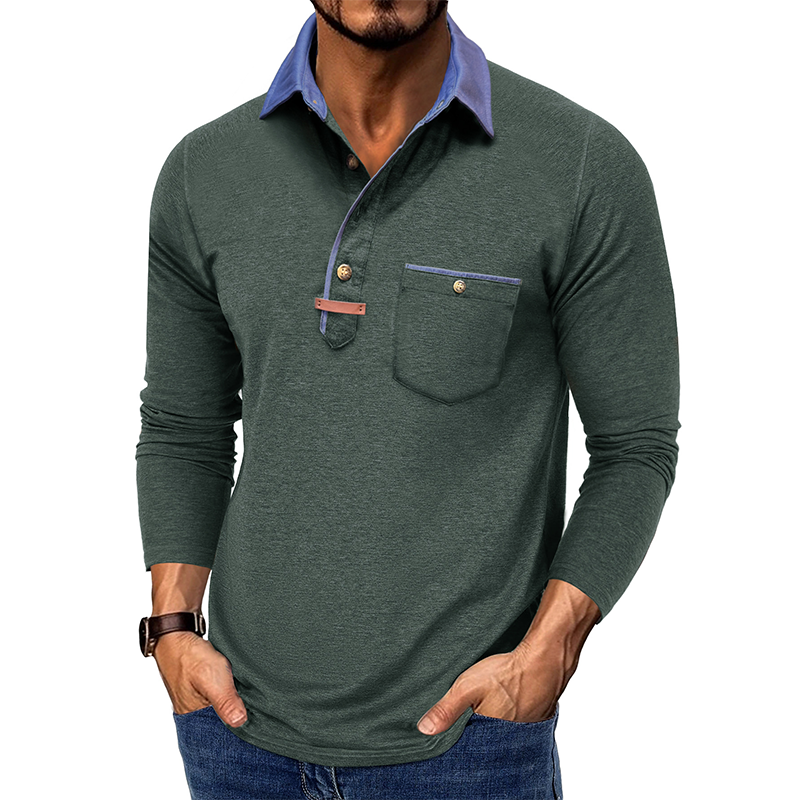 Men’s Long Sleeve Polo Shirt