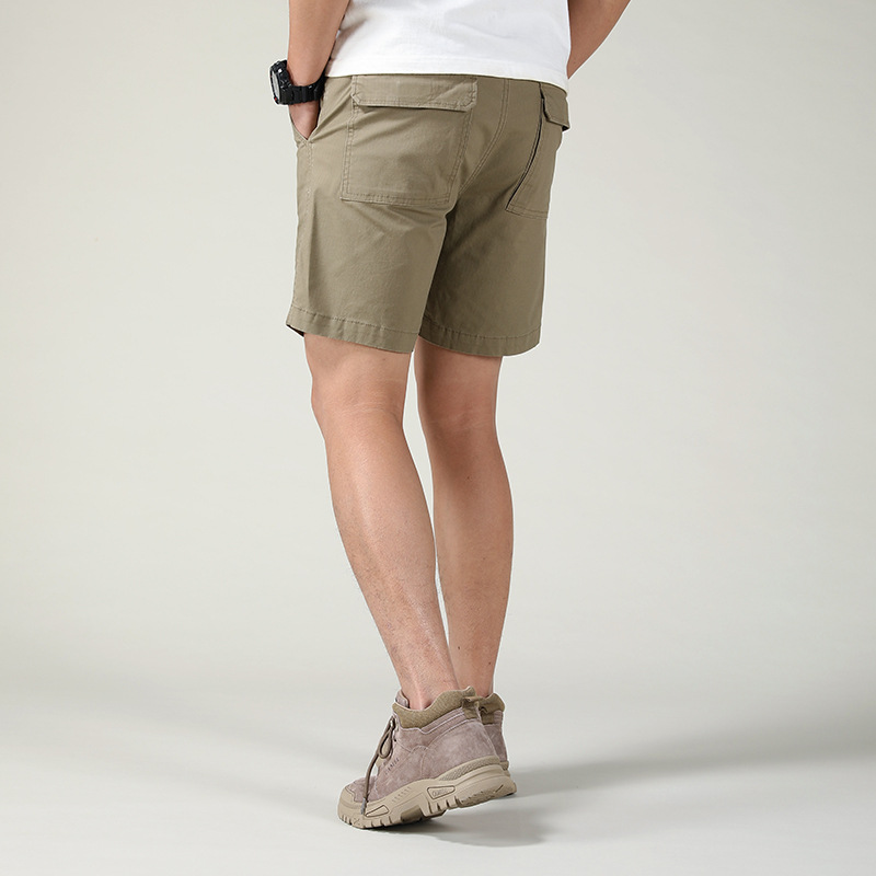 Men's Loose Fit Stretch Cotton Cargo Shorts