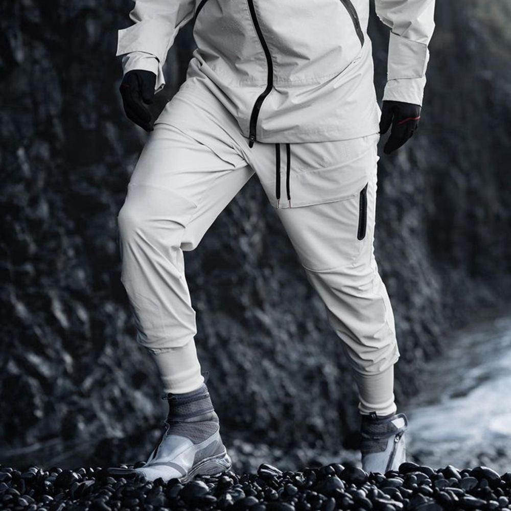 Men's Slim Fit Casual Workouts Sweatpants with Multiple Pockets