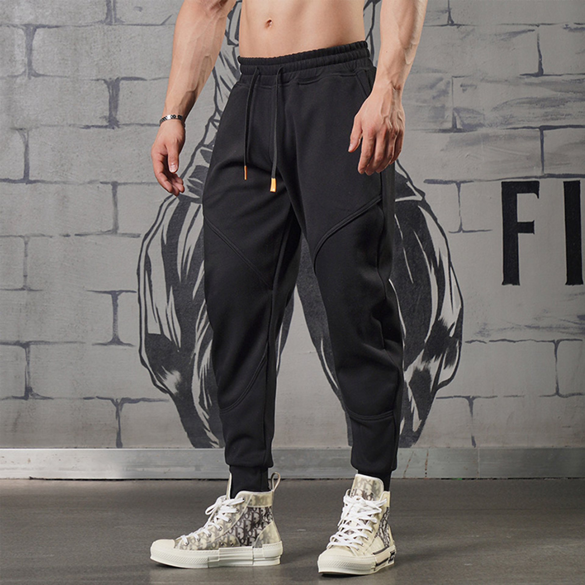 Mens High Quality Athletic Fashion Joggers
