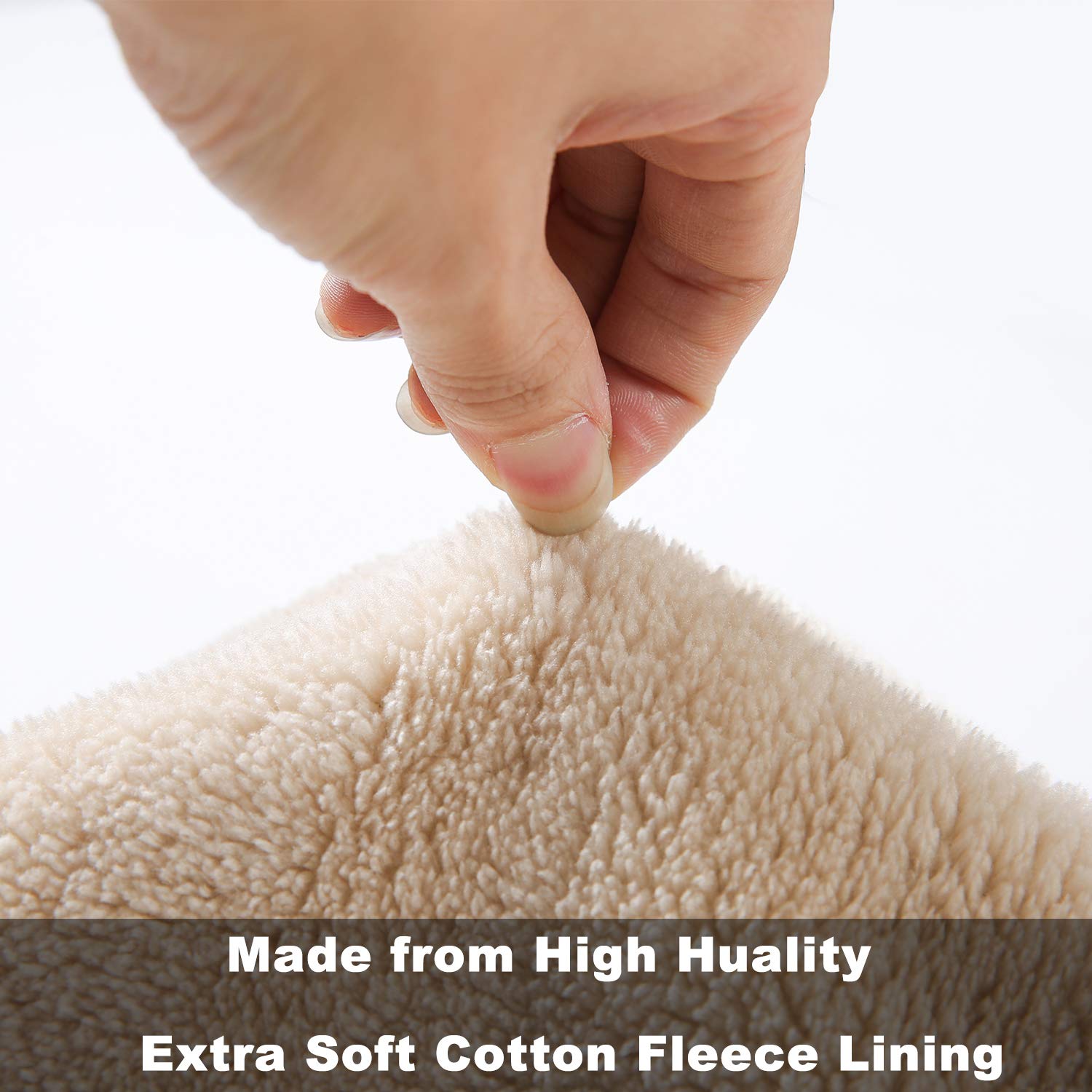 Men's Winter Sherpa Lined Fleece Sweatpants