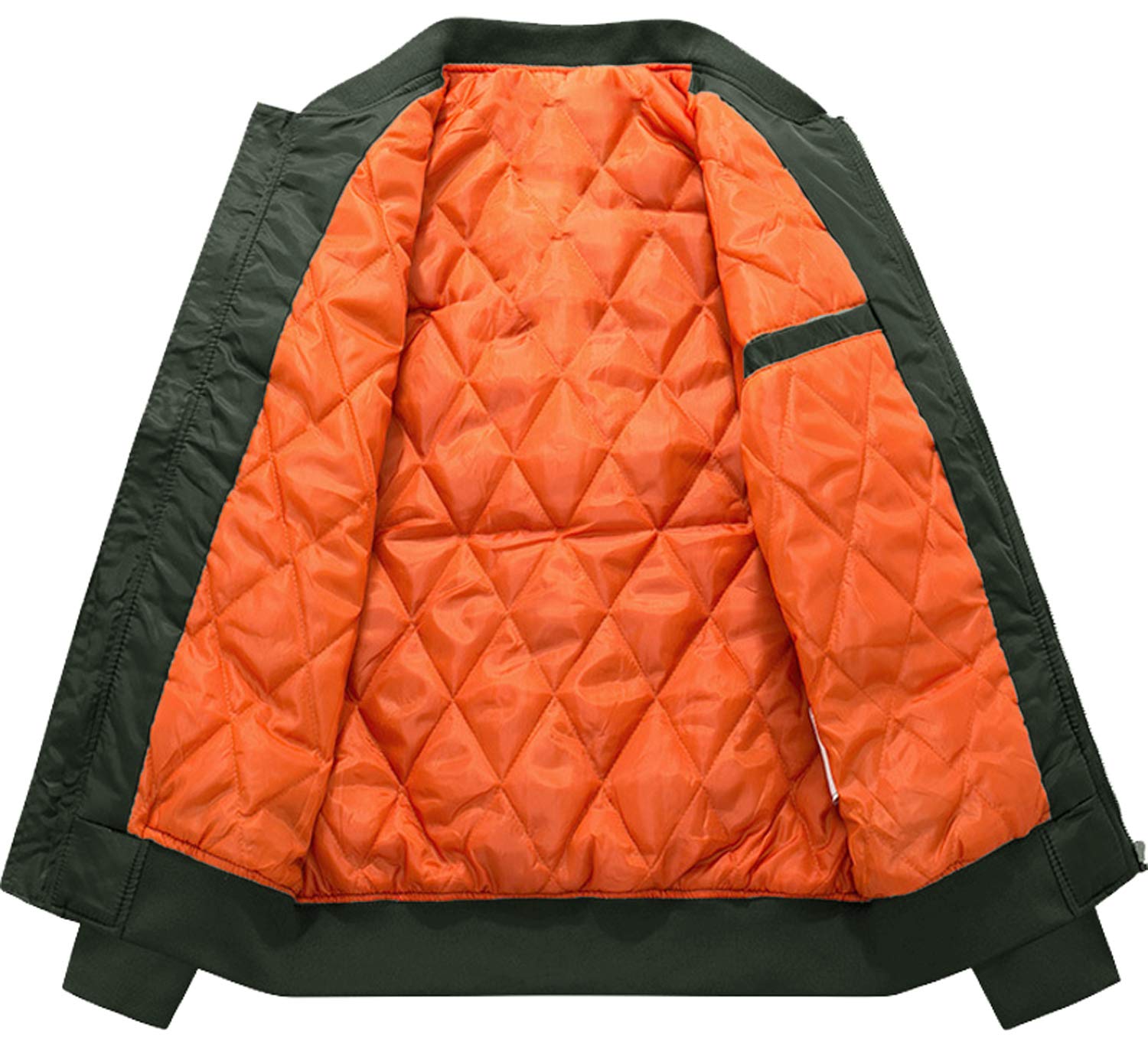 Men's Bomber Jacket Casual Fall Winter Military Jacket and Coats Outwear