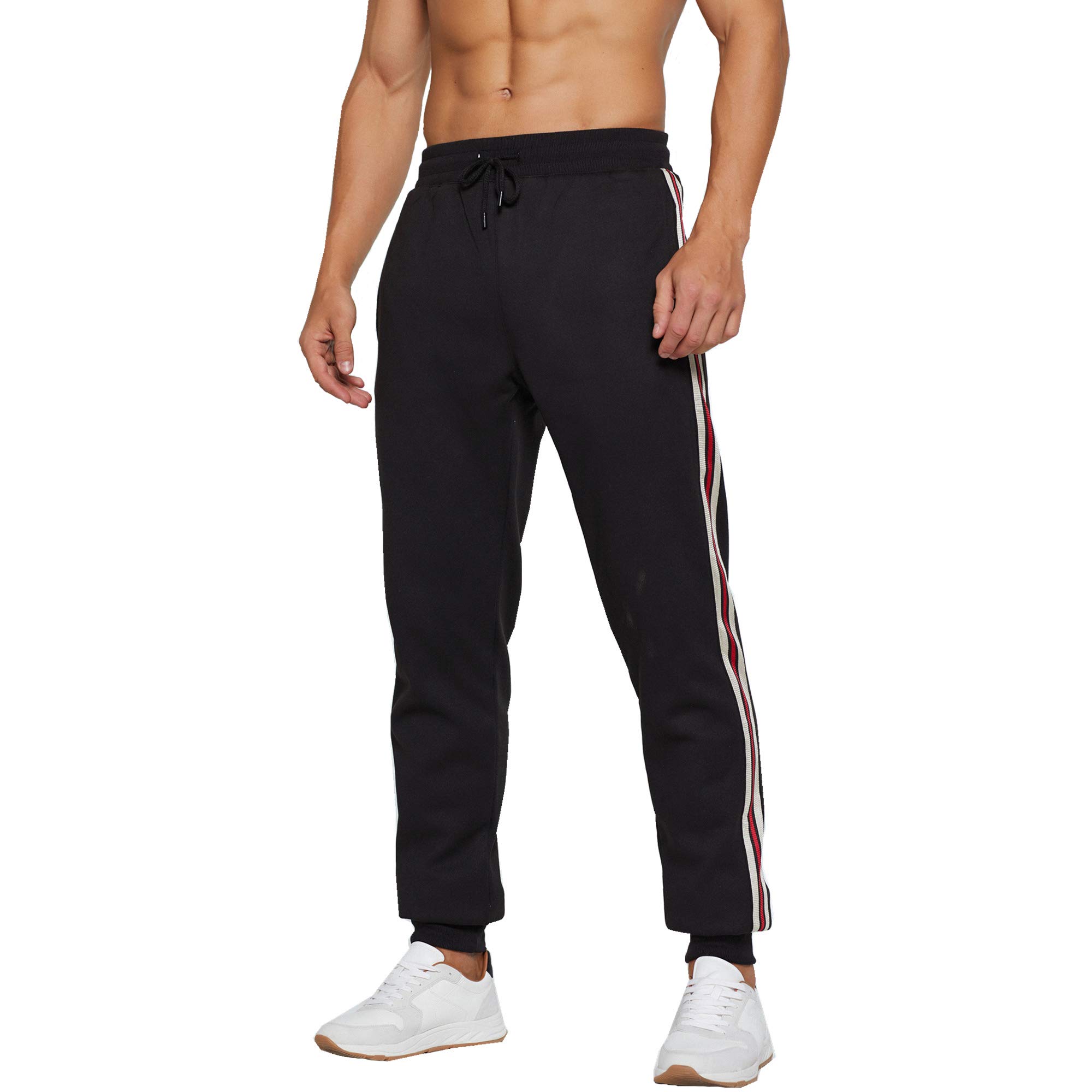 Men's Winter Sherpa Lined Fleece Sweatpants