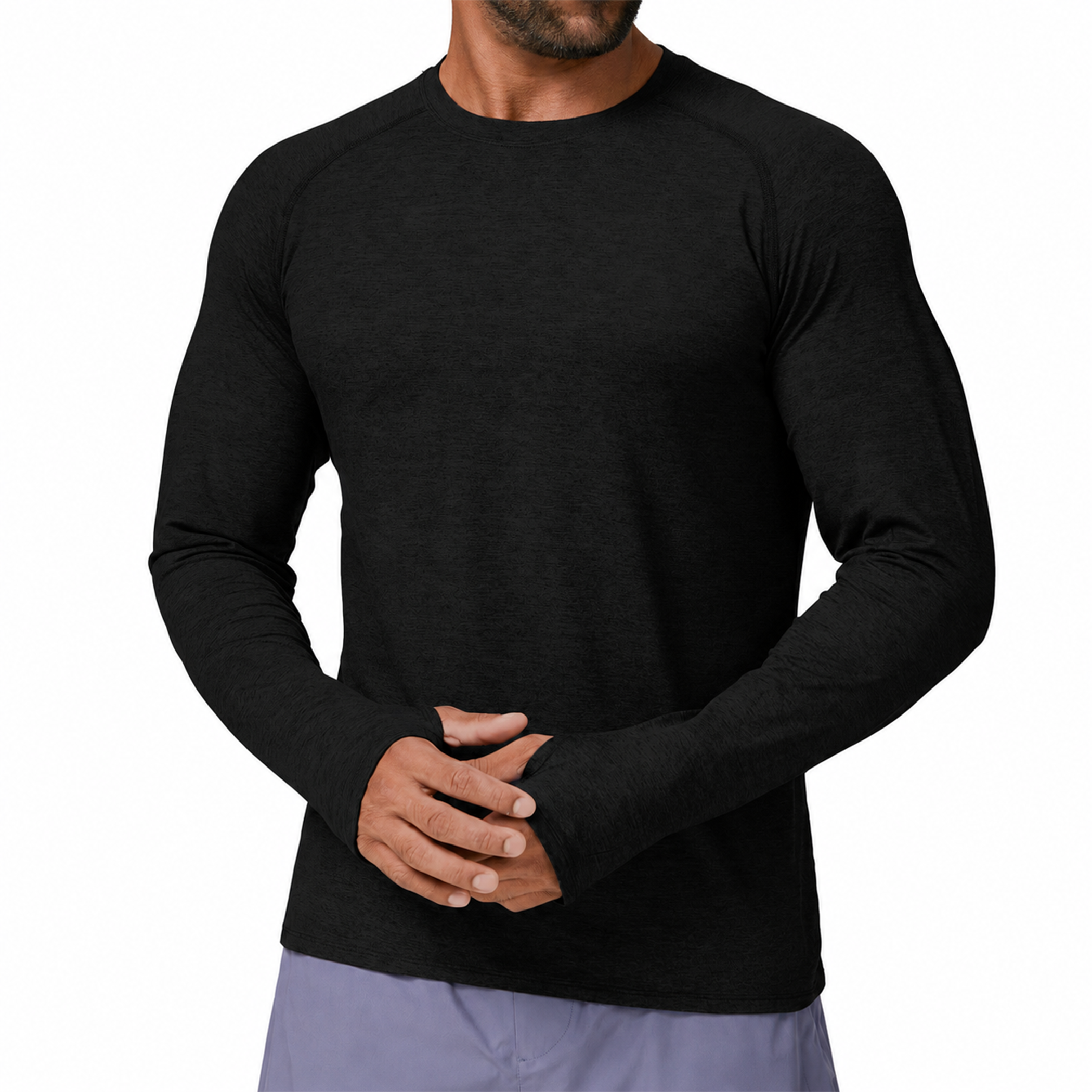 Men's Quick Dry Stretch Long Sleeve Training Shirt