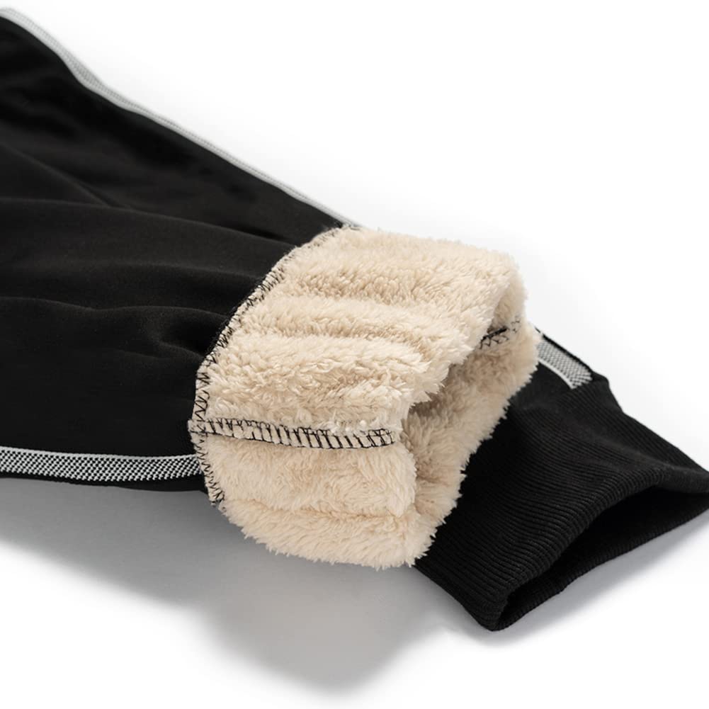 Men's Winter Sherpa Lined Fleece Sweatpants