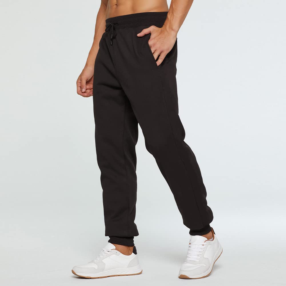 Men's Winter Sherpa Lined Fleece Sweatpants