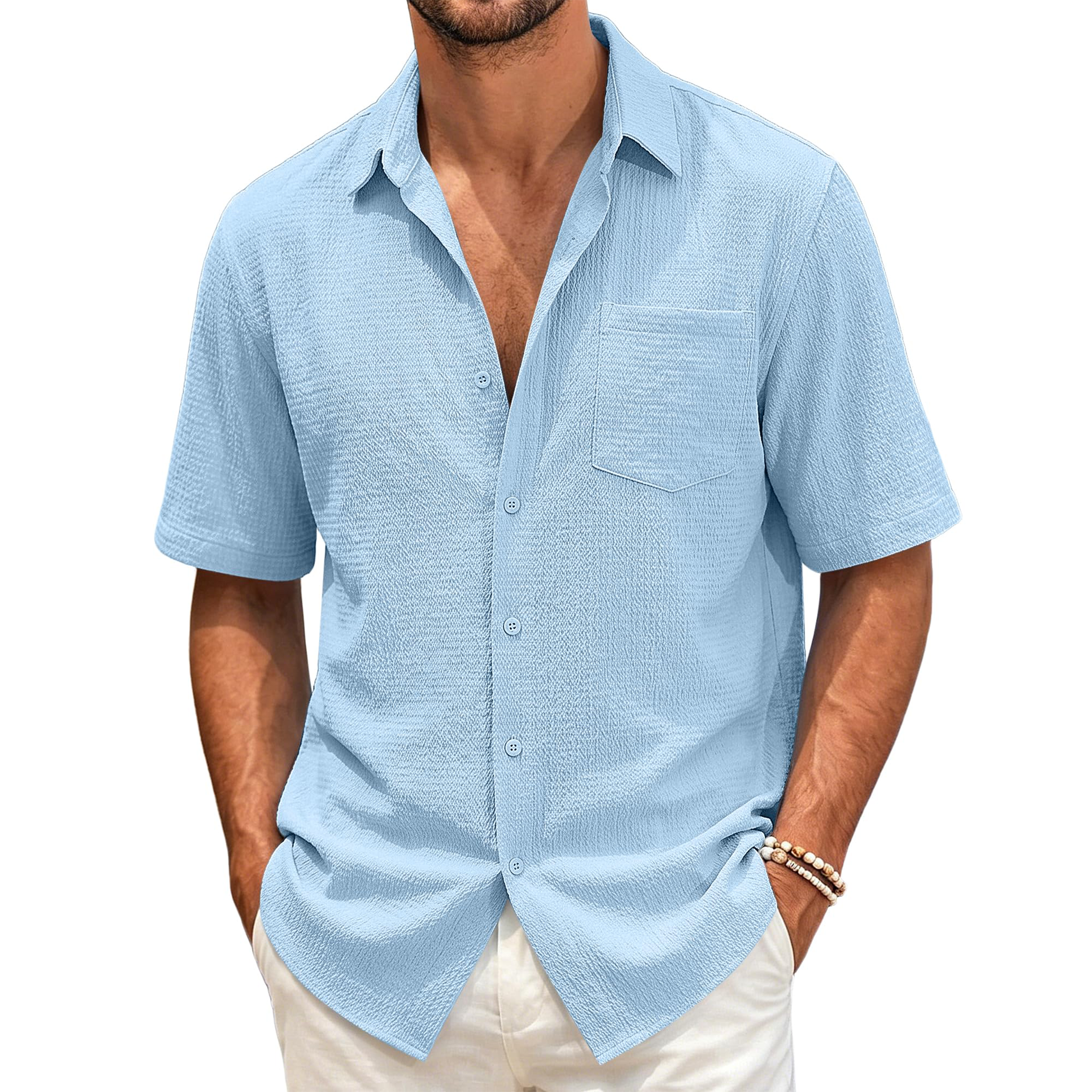 Men's Stretch Knit Short Sleeve Shirt