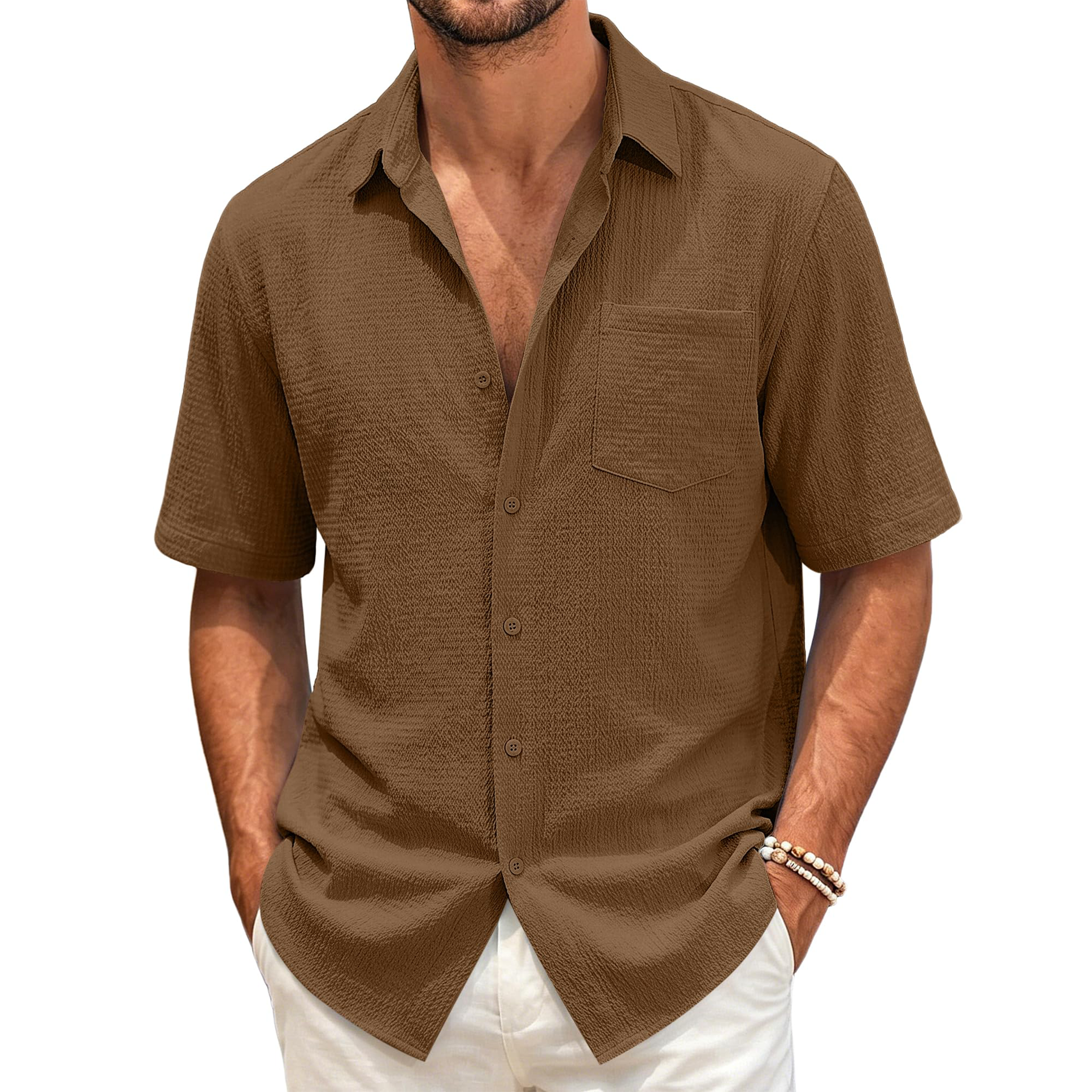 Men's Stretch Knit Short Sleeve Shirt