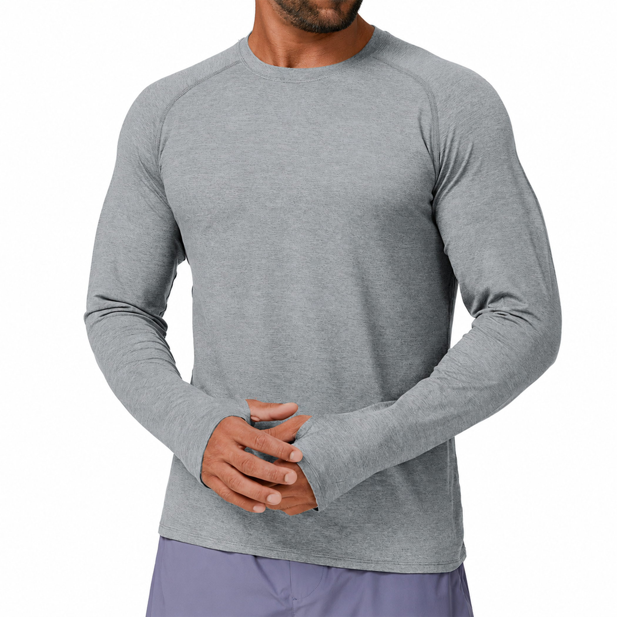 Men's Quick Dry Stretch Long Sleeve Training Shirt