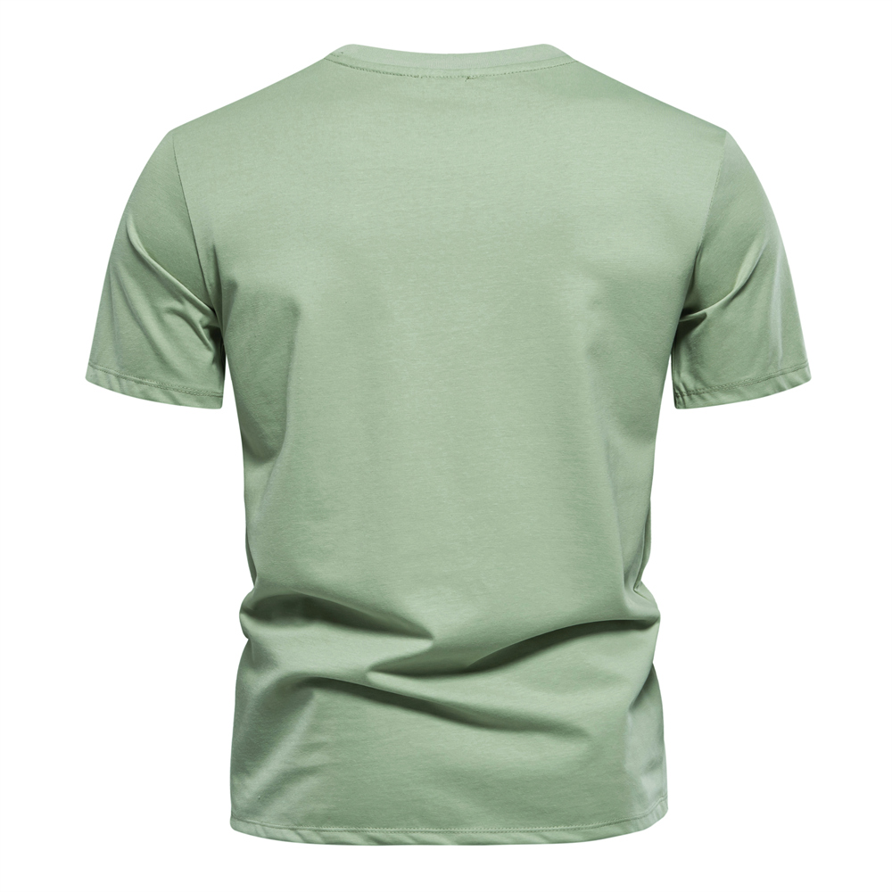 Men's Cotton Blend Short Sleeve Crew Neck T-shirt