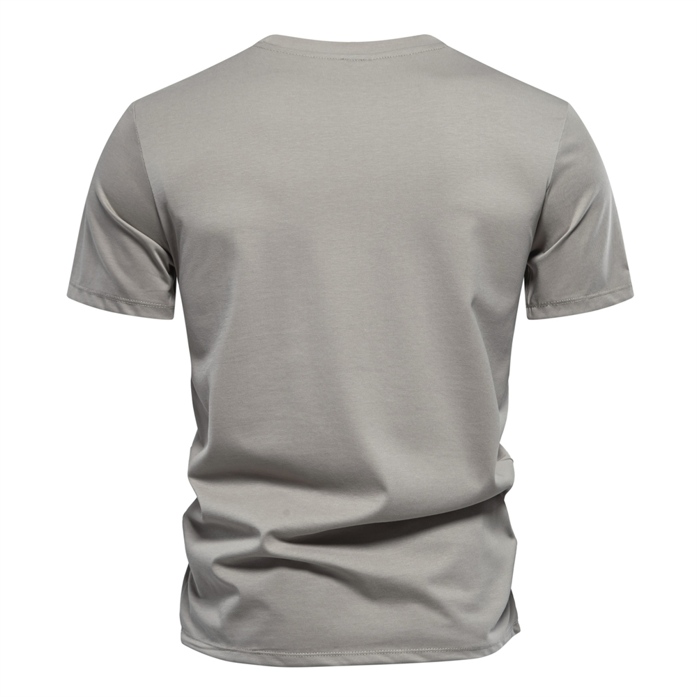Men's Cotton Blend Short Sleeve Crew Neck T-shirt