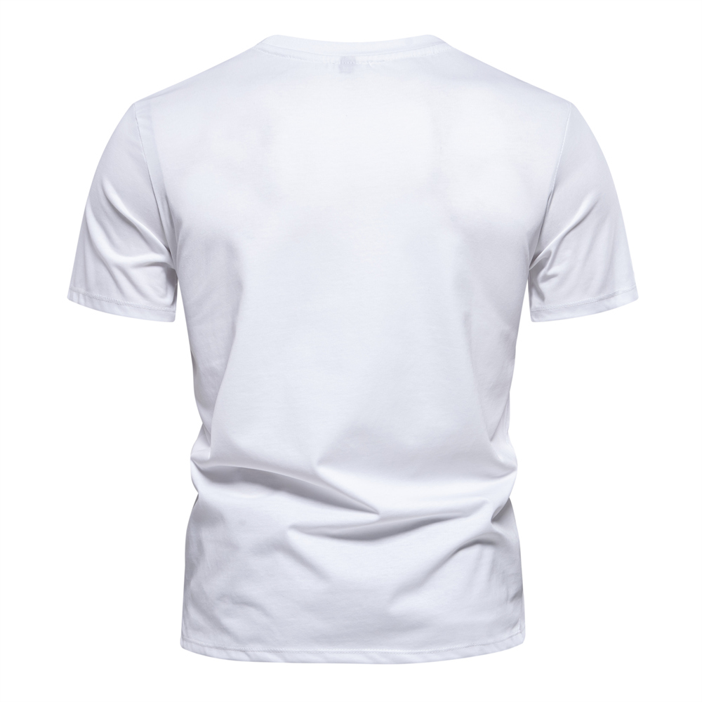 Men's Cotton Blend Short Sleeve Crew Neck T-shirt