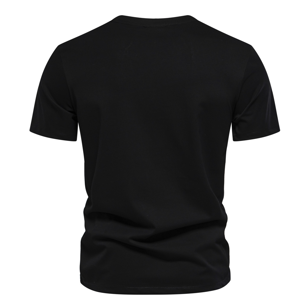 Men's Cotton Blend Short Sleeve Crew Neck T-shirt