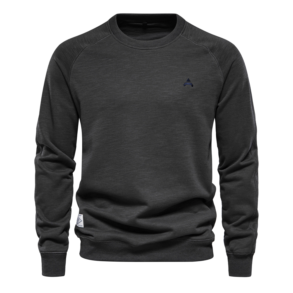 Men's Casual Graphic Design Crew Neck Sweatshirt