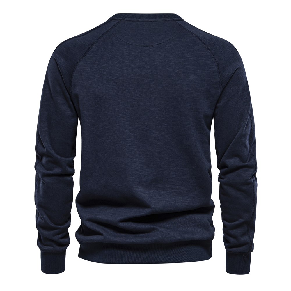 Men's Casual Graphic Design Crew Neck Sweatshirt