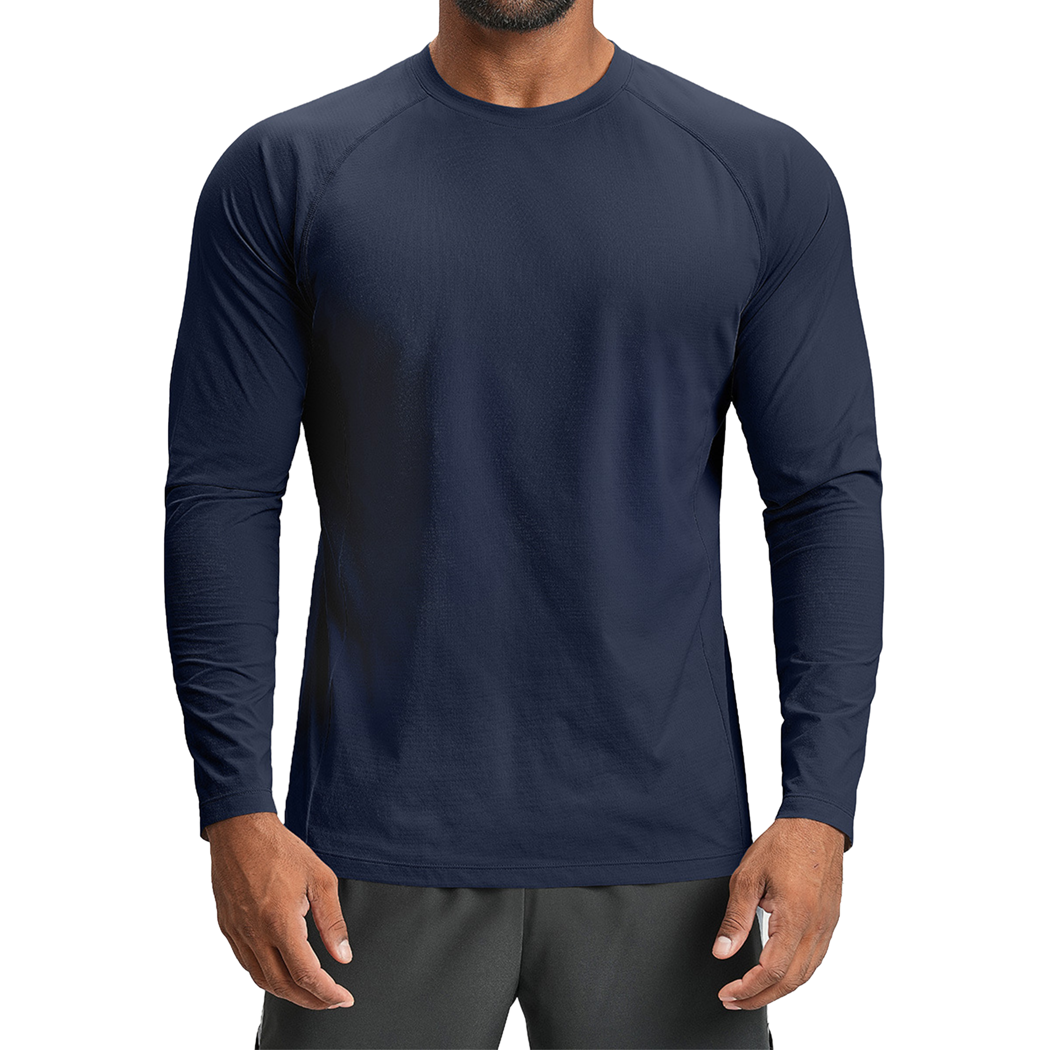 Men's Quick Dry Raglan Long Sleeve Training T-Shirt