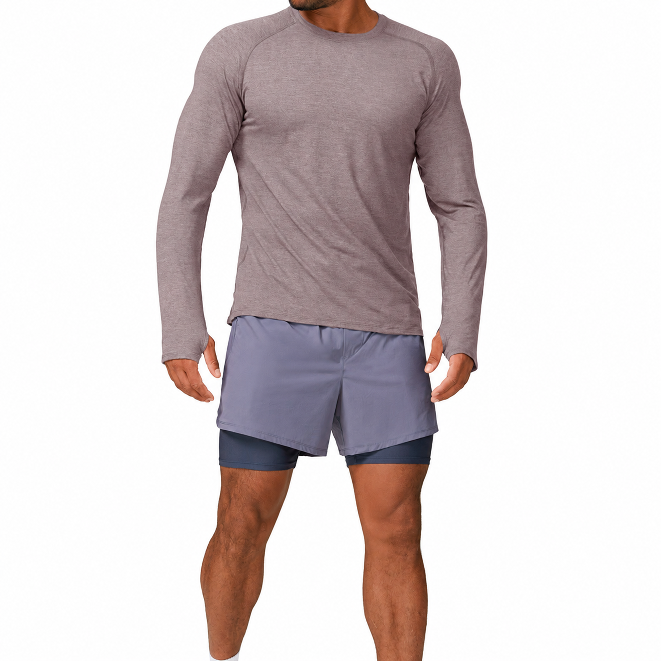 Men's Quick Dry Stretch Long Sleeve Training Shirt