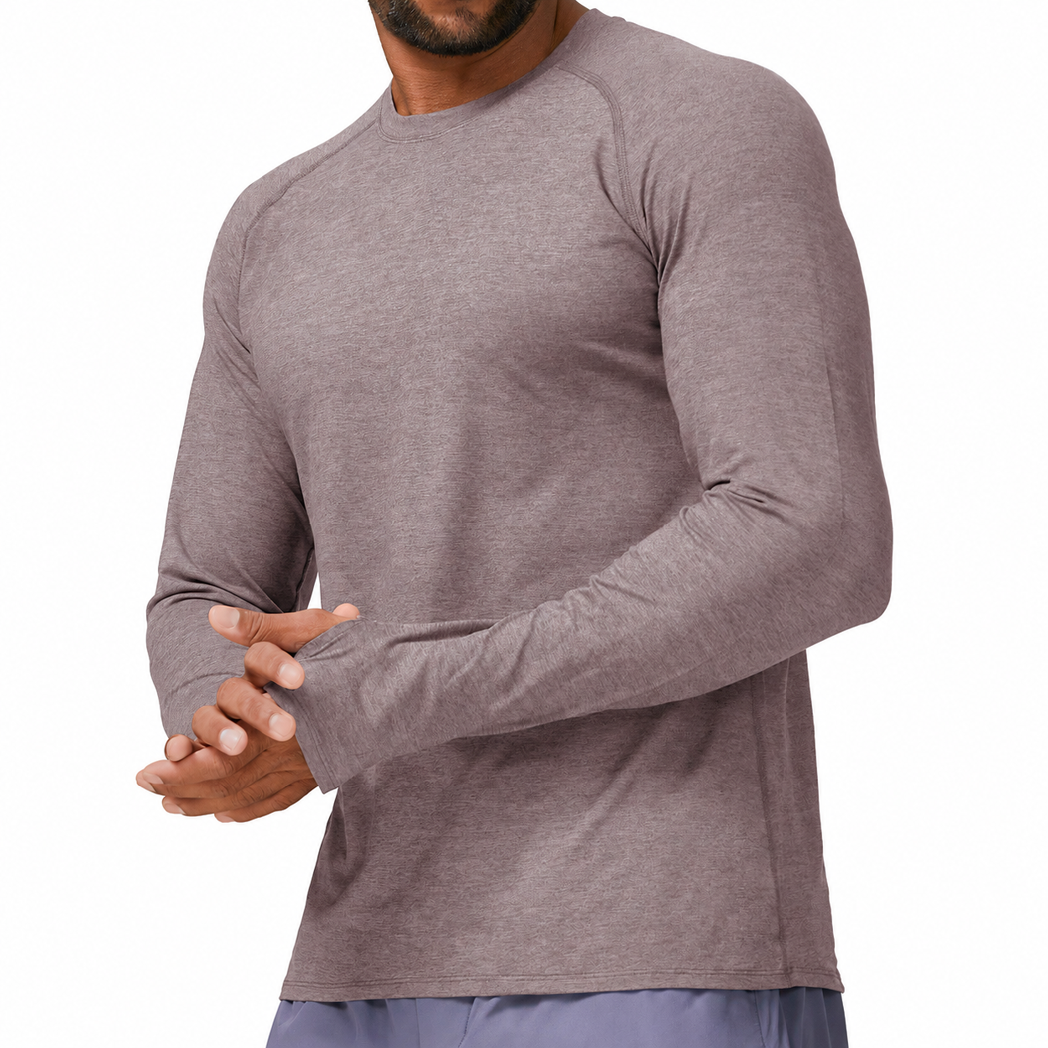 Men's Quick Dry Stretch Long Sleeve Training Shirt
