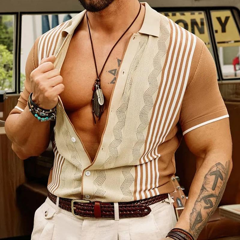 Men’s Silk-Touch Knit Polo Shirt