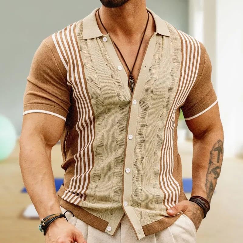 Men’s Silk-Touch Knit Polo Shirt