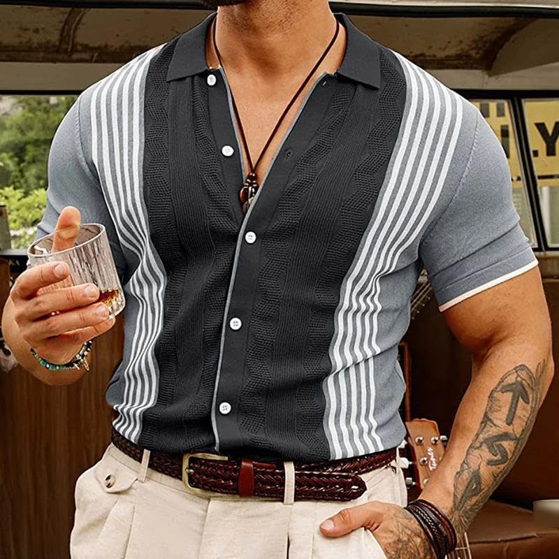 Men’s Silk-Touch Knit Polo Shirt