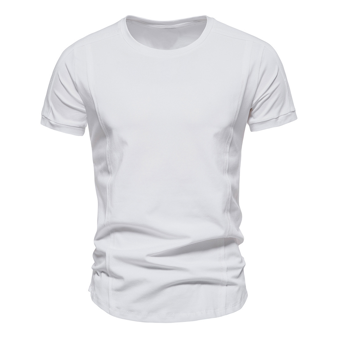 Men's Athletic Casual Basic Cotton Short-Sleeve T-Shirt