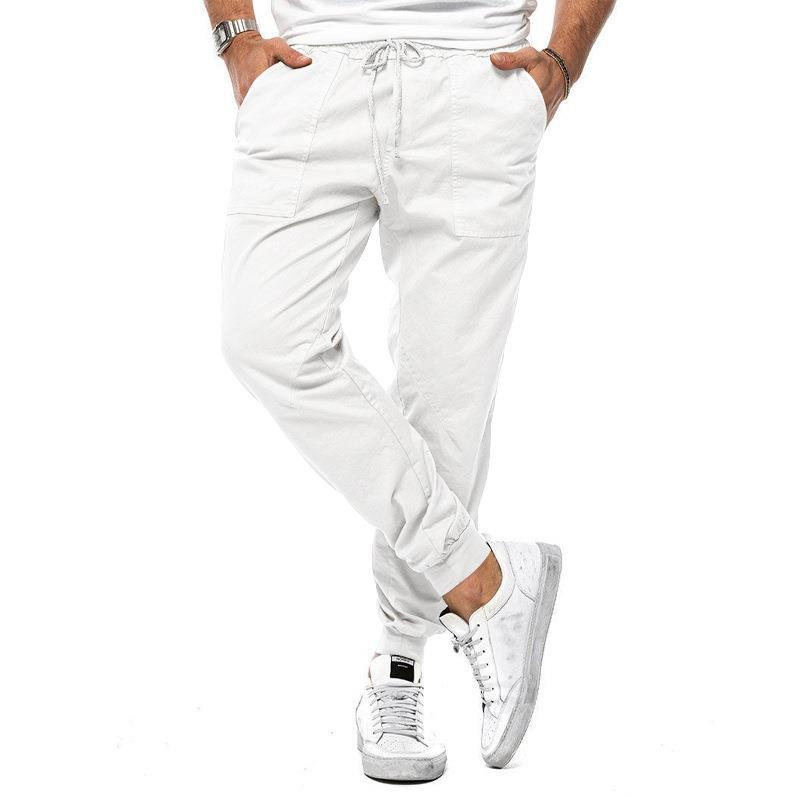 Men's Classic Drawstring Woven Casual Sports Pants