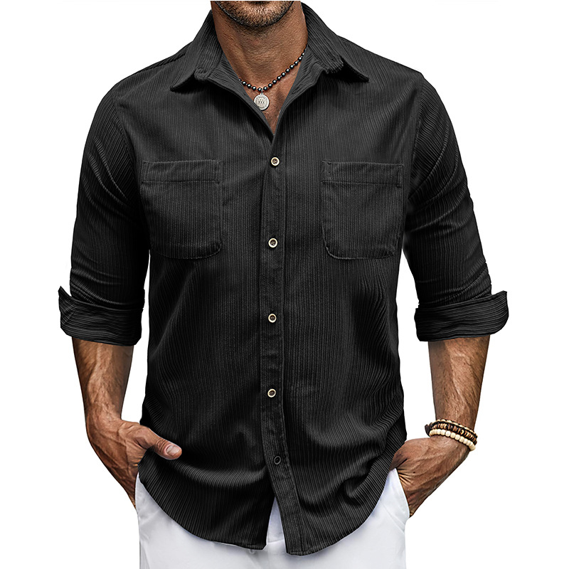 Men’s Corduroy Long Sleeve Shirt
