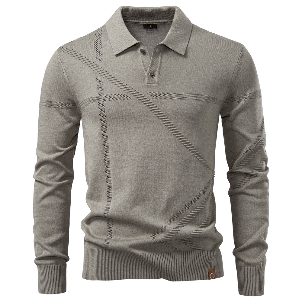 Men’s Knit Polo Sweater