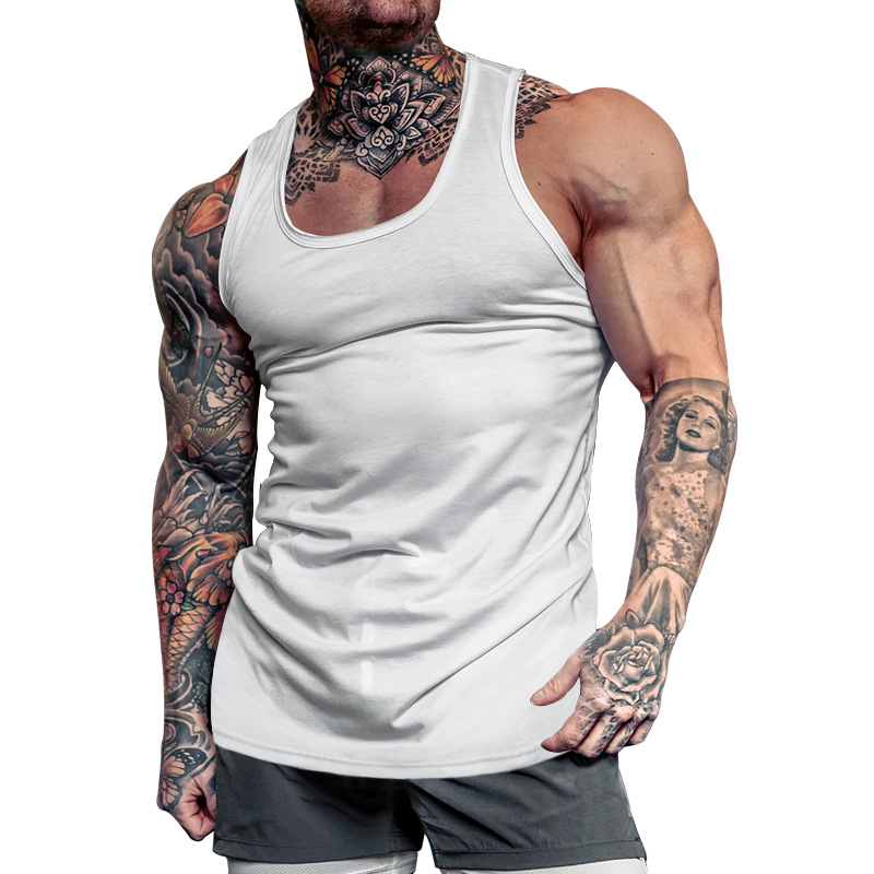 Martwil Men's Athletic Tank Top - Summer Fitness Vest for Training and Workouts