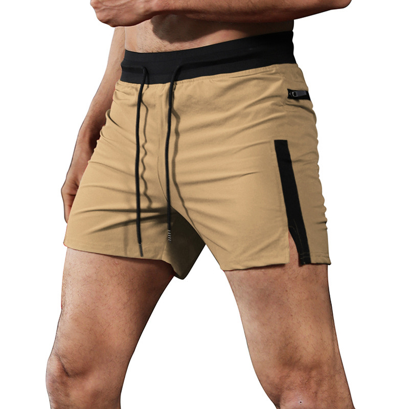 Men's Sports Shorts Summer Running Training Quick Dry Beach Shorts Elasticity