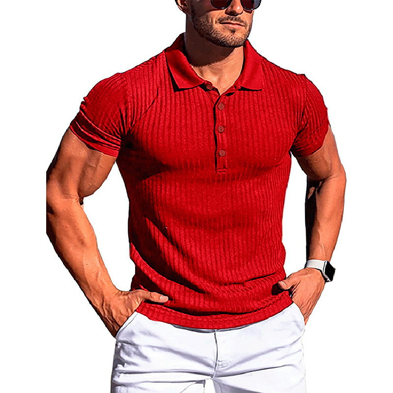 Sechrist Ribbed Fabric Short Sleeves T-shirt