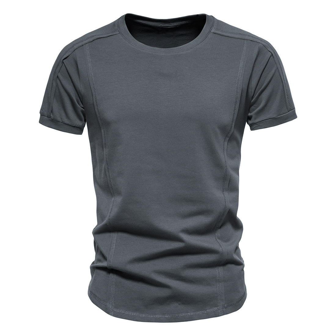 Men's Athletic Casual Basic Cotton Short-Sleeve T-Shirt