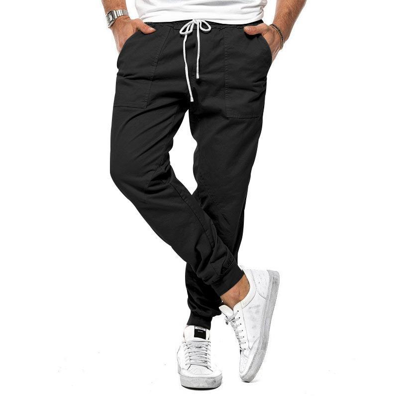 Men's Classic Drawstring Woven Casual Sports Pants