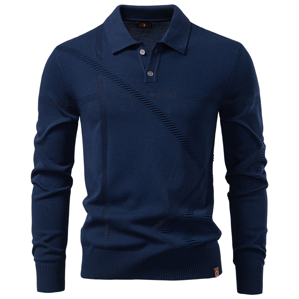Men’s Knit Polo Sweater