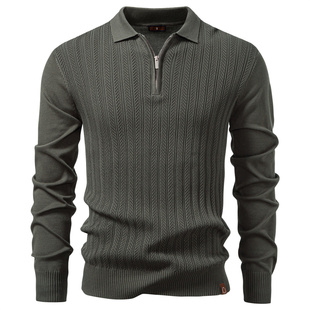 Men’s Half-Zip Knit Sweater