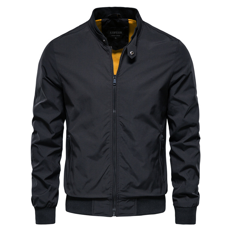 Men's Windproof Stand Collar Jacket