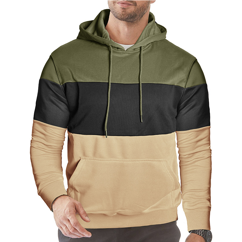 Men's Colorblock Fleece Hoodie