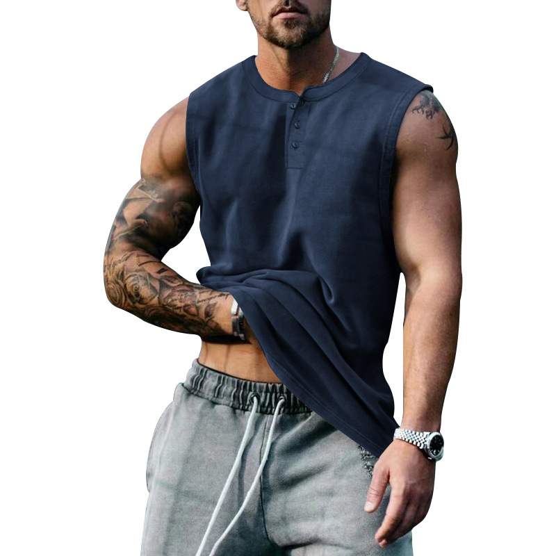 Men's Loose Fit Sleeveless Basketball Tank Top