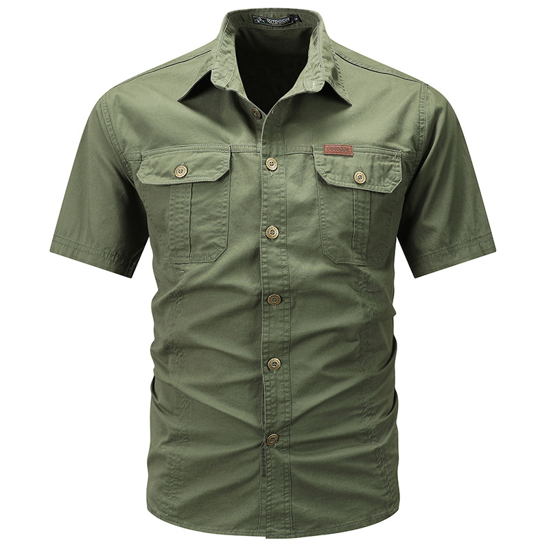 Men's Short Sleeve Casual Shirt – Relaxed Fit Outdoor Workwear