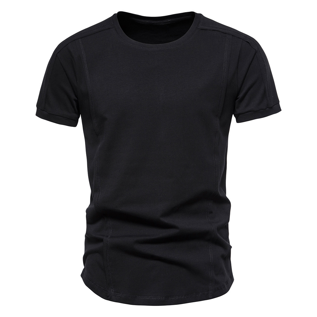 Men's Athletic Casual Basic Cotton Short-Sleeve T-Shirt