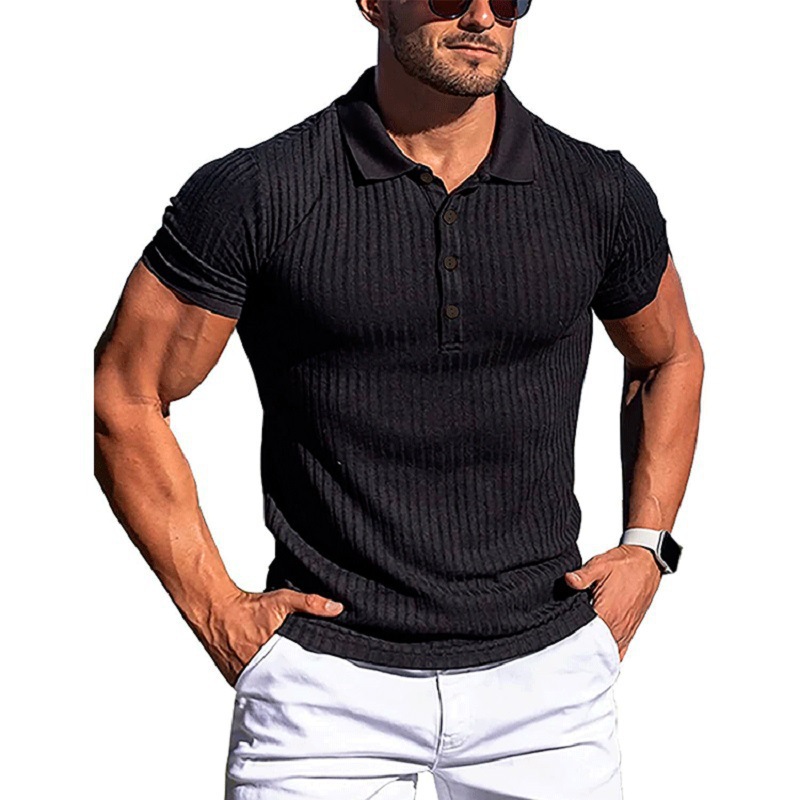 Sechrist Ribbed Fabric Short Sleeves T-shirt