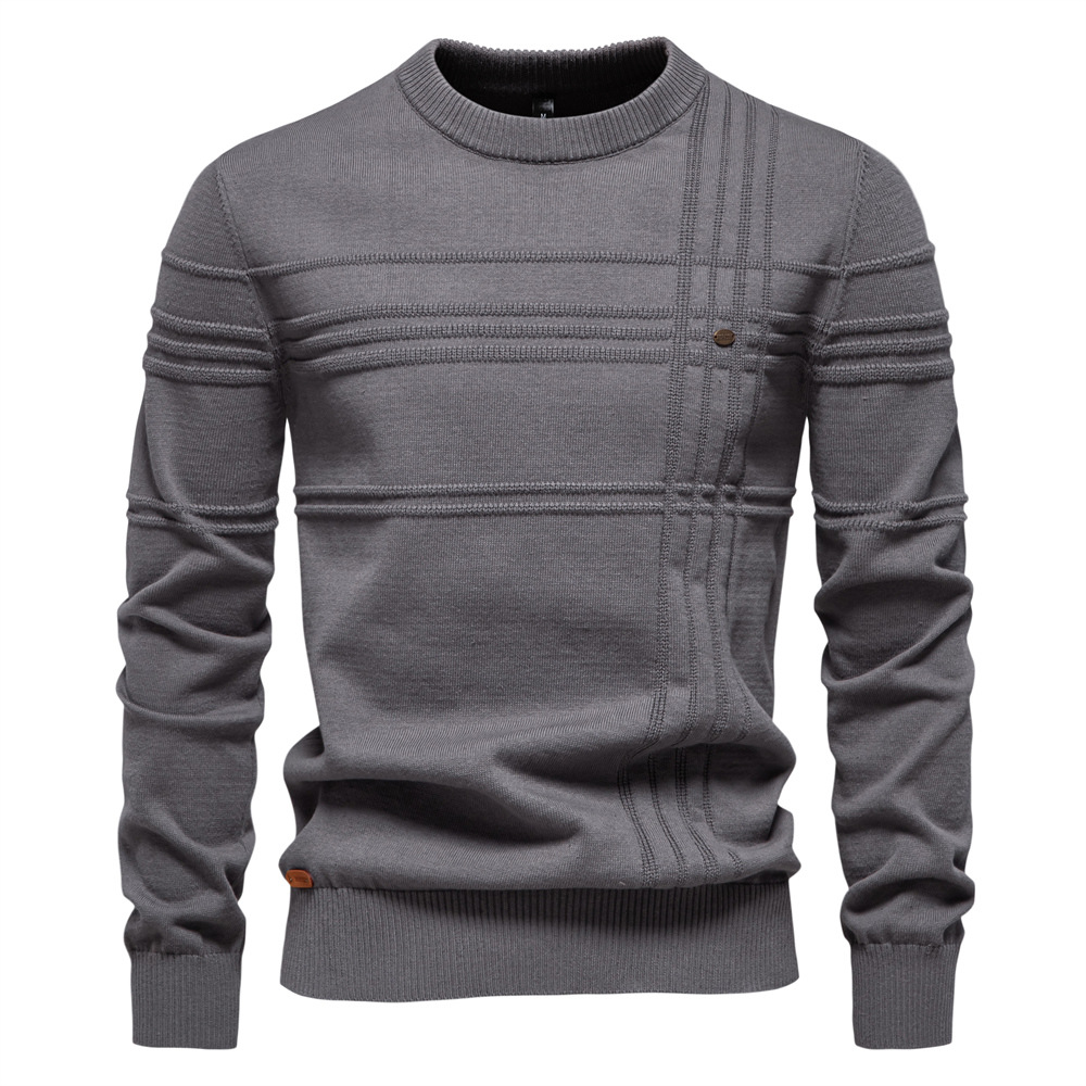 Men's Crewneck Pullover Sweater – Martwil High-Quality Casual Knit Sweater