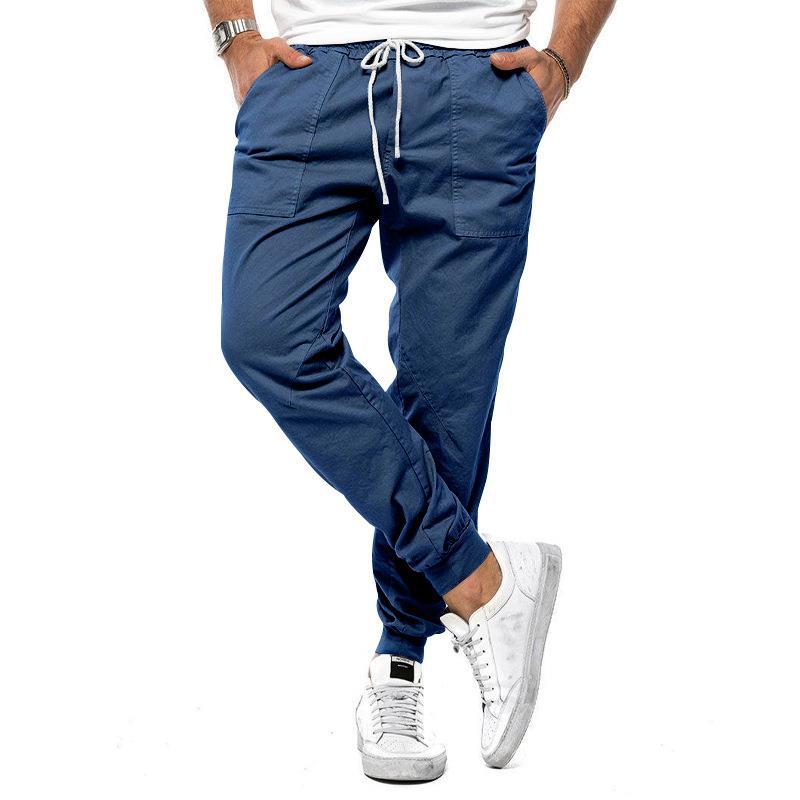 Men's Classic Drawstring Woven Casual Sports Pants