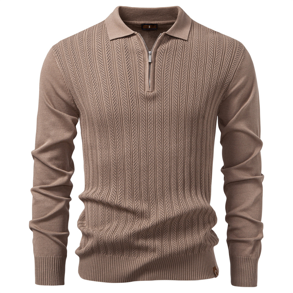 Men’s Half-Zip Knit Sweater