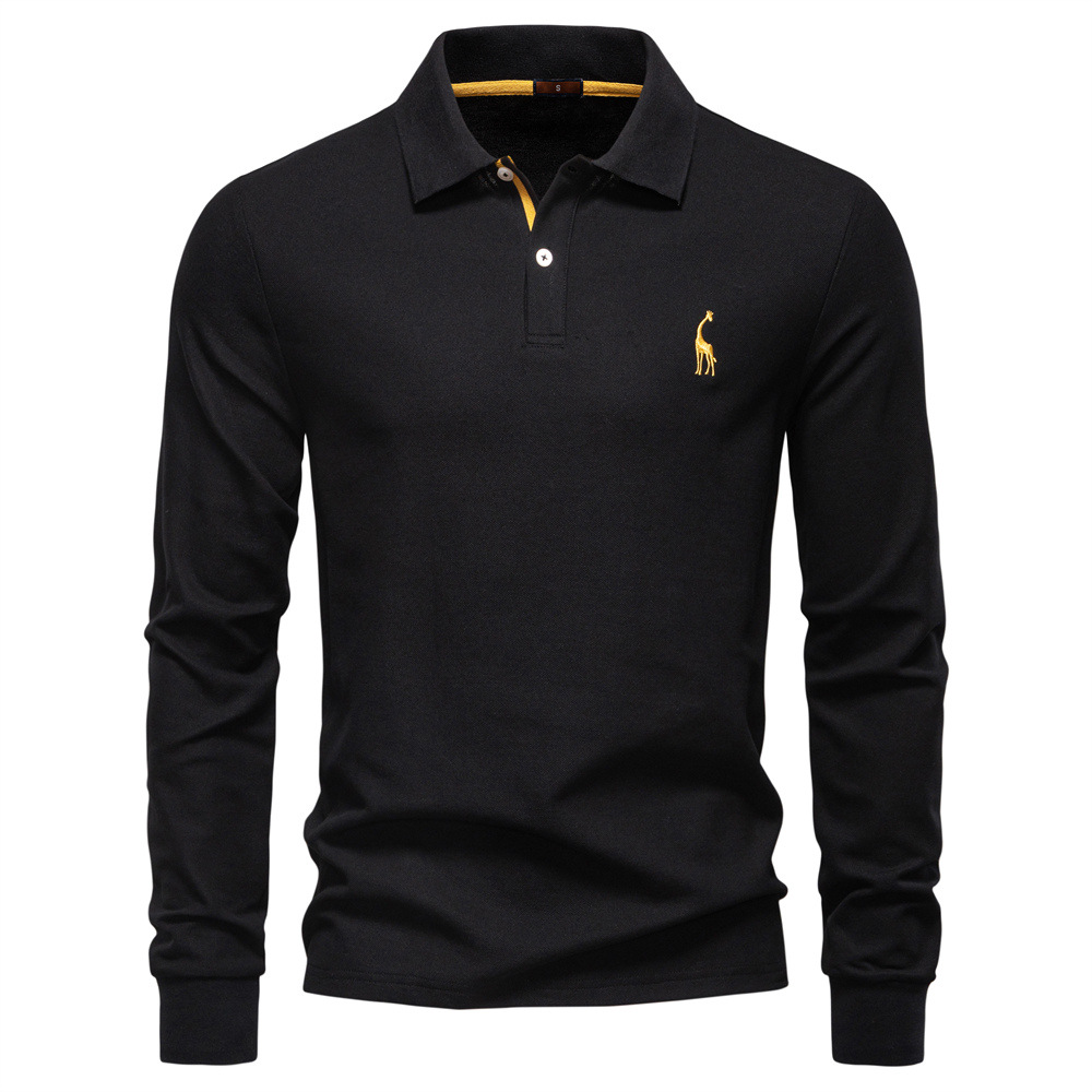 Men’s Classic Long Sleeve Polo Shirt